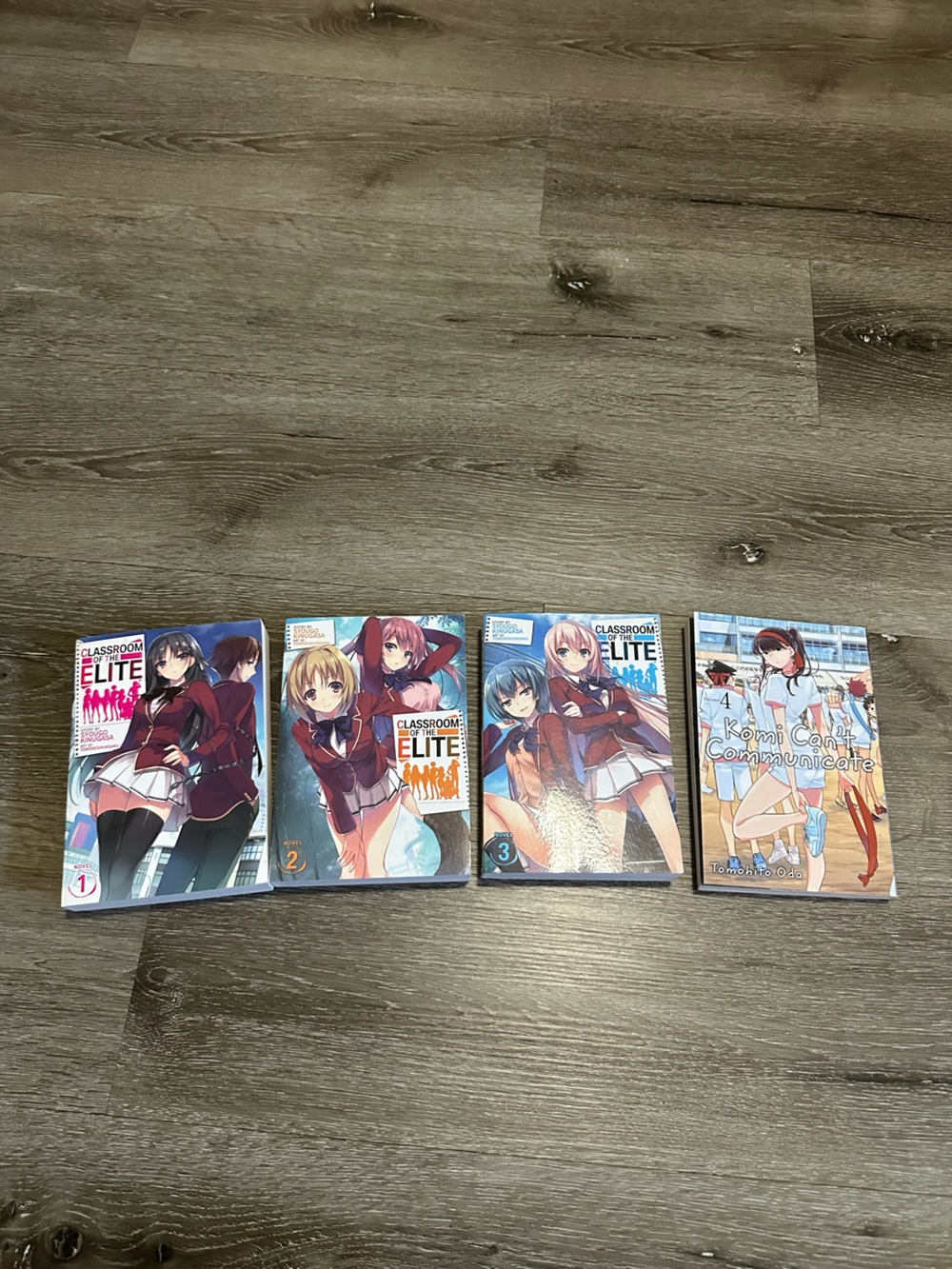 Classroom Of The Elite Light Novel Volumes 1-2-3-4